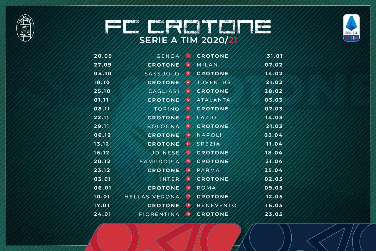 calendario FC Crotone 